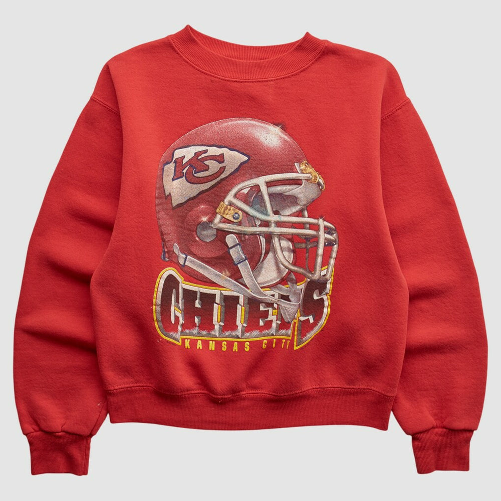 Kansas City Chiefs Fanatics Lee Apparel 90s Pullover Sweatshirt