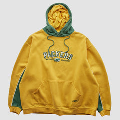 Green Bay Packers Fanatics Reebok 2000s Hooded Pullover Sweatshirt