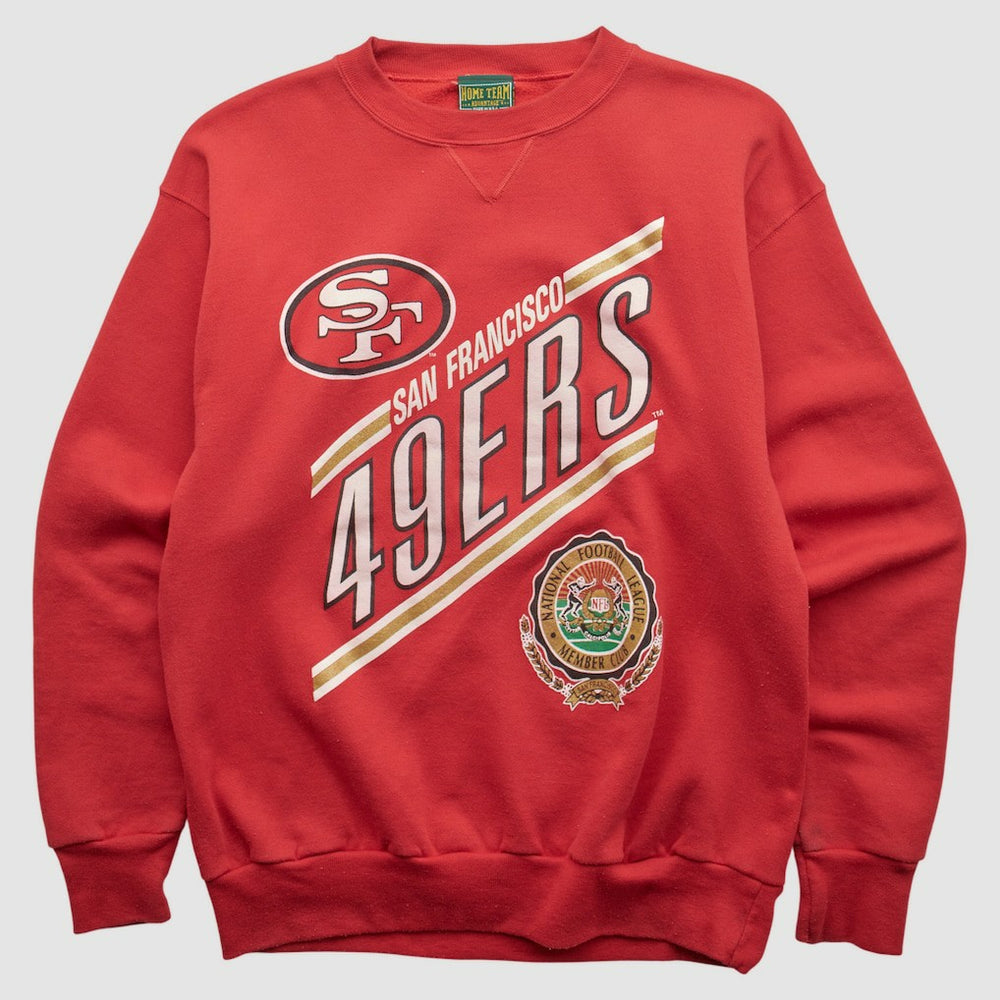 San Francisco 49ers Fanatics Home Team Advantage 90s Pullover Sweatshirt