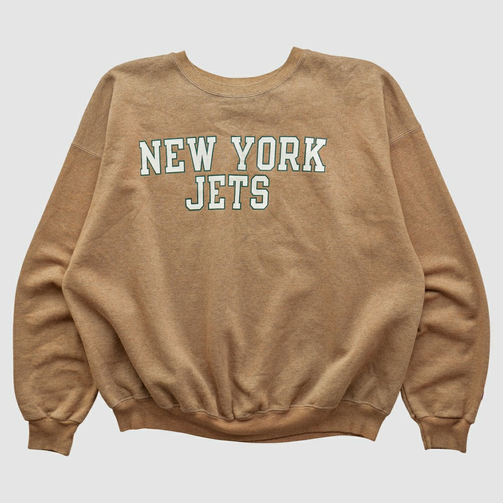 New York Jets Fanatics Champion 2000s Pullover Sweatshirt