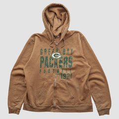 Green Bay Packers Fanatics NFL 2000s Hooded Full Zip Sweatshirt