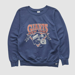 New York Giants Fanatics Logo Athletic 90s Pullover Sweatshirt