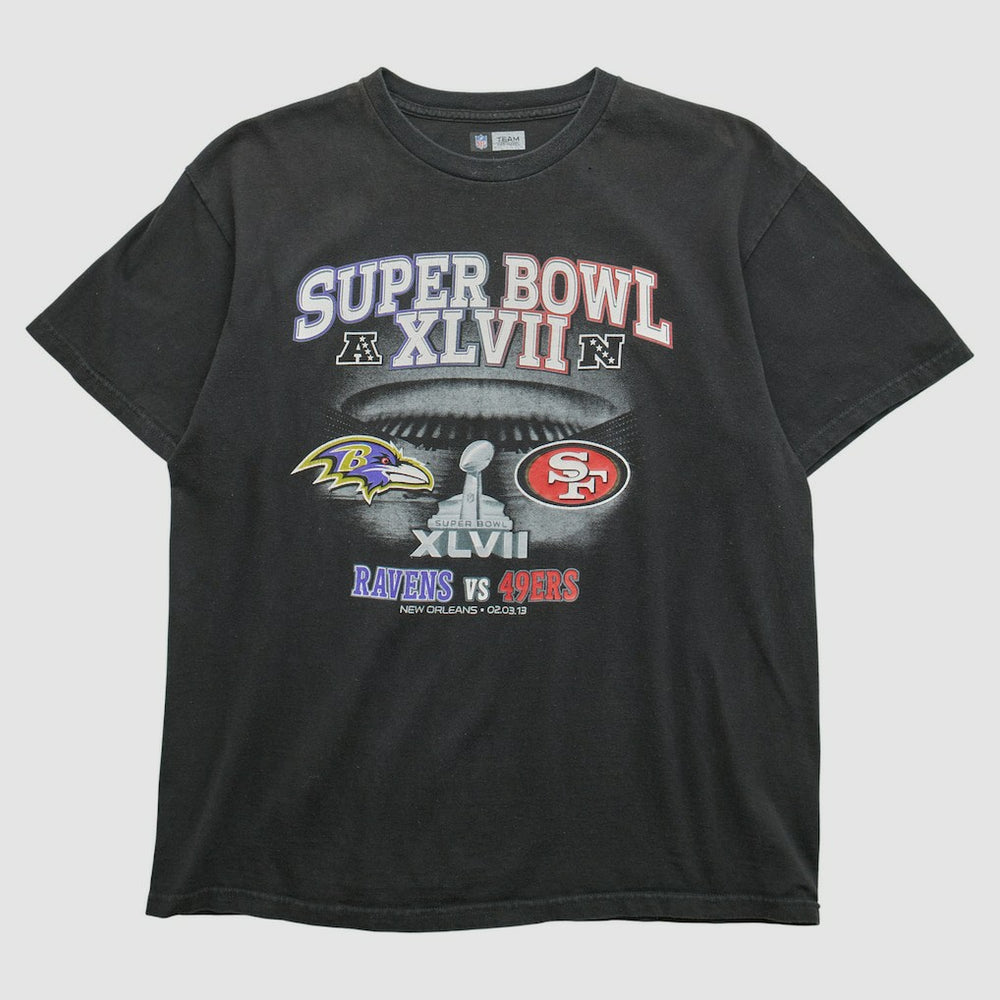 Baltimore Ravens Fanatics Superbowl XLVII NFL 2013 T-shirt