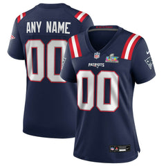 New England Patriots Nike Women's Super Bowl LX Patch Custom Game Jersey