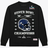 Seattle Seahawks Mitchell & Ness Super Bowl LX Champions Helmet Sweatshirt