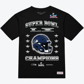 Seattle Seahawks Mitchell & Ness Super Bowl LX Champions Helmet Arch T-Shirt