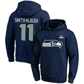 Seattle Seahawks Fanatics Jaxon Smith-Njigba Super Bowl LX Champions Big & Tall Name & Number Fleece Hoodie