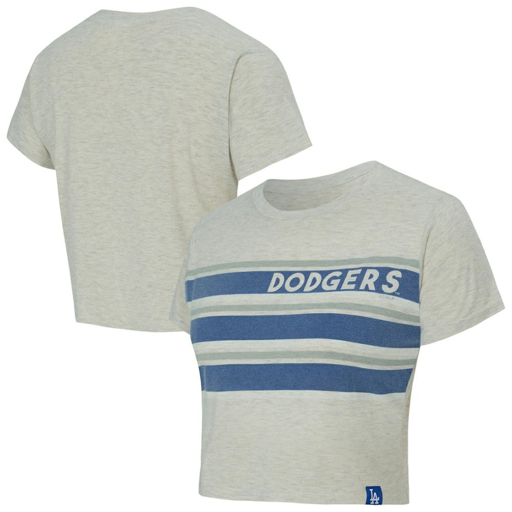 Los Angeles Dodgers Concepts Sport Women's Birch Cropped T-Shirt | MLB For sale