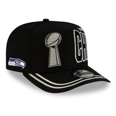 Seattle Seahawks New Era Super Bowl LX Champions Parade A-Frame 9FIFTY Snapback Hat