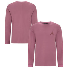 Atlanta Braves Levelwear Bridal Rose Luxe Signature Long Sleeve T-Shirt | MLB On Sale