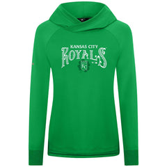 Kansas City Royals Levelwear Women's St. Patrick's Day Slender Raglan Hoodie | MLB Discount
