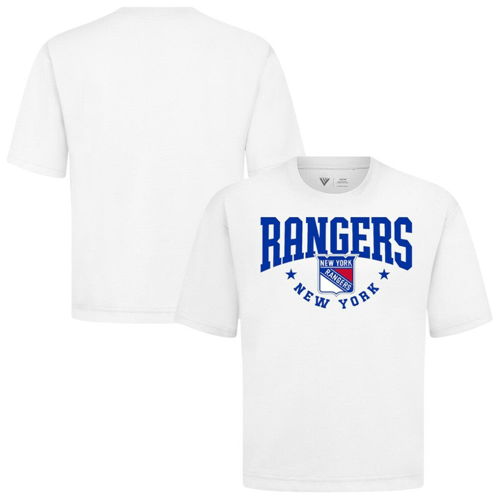 New York Rangers Levelwear Luxe Signature Knit T-Shirt For Sale