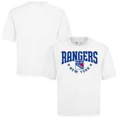 New York Rangers Levelwear Luxe Signature Knit T-Shirt For Sale