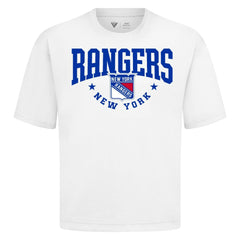 New York Rangers Levelwear Luxe Signature Knit T-Shirt For Sale