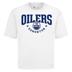 Edmonton Oilers Levelwear Luxe Signature Knit T-Shirt Sale