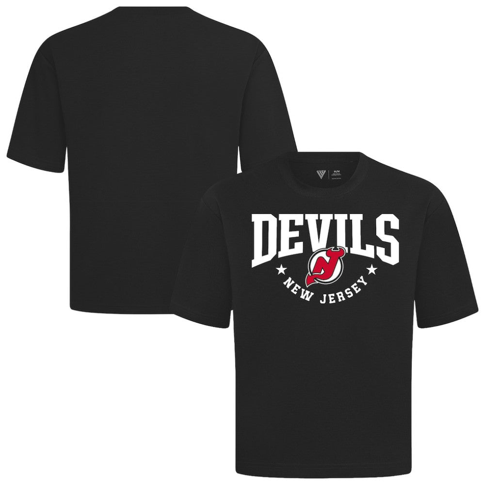 New Jersey Devils Levelwear Luxe Signature Knit T-Shirt For Sale