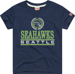 Seattle Seahawks Homage Youth Crest Tri-Blend T-Shirt