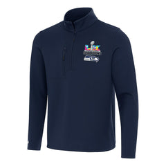 Seattle Seahawks Champion Antigua Super Bowl LX s Insider Quarter-Zip Pullover