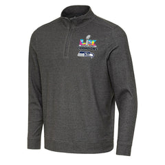 Seattle Seahawks Champion Antigua Super Bowl LX s Subtle Quarter-Zip Pullover