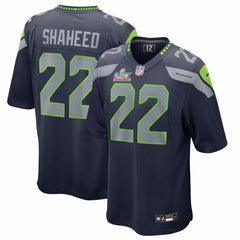 Seattle Seahawks Nike Rashid Shaheed Super Bowl LX Patch Game Jersey
