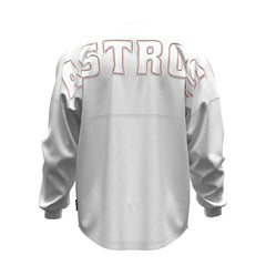 Houston Astros Fanatics Women's Baseball Stitch Spirit Jersey Long Sleeve T-Shirt | MLB Near me