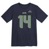 Seattle Seahawks Nike Sam Darnold Preschool Super Bowl LX Name & Number T-Shirt