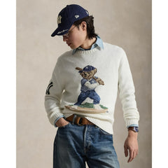 Yankees Polo Ralph Lauren Bear Sweater | MLB On Sale