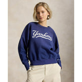 Yankees Polo Ralph Lauren Women's Vintage Knit Sweatshirt | MLB Shop