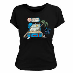 Miami Marlins Tiny Turnip Women's 2026 Spring Training T-Shirt | MLB Online