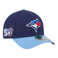 Toronto Blue Jays New Era 50th Season Player Replica Side Patch 9FORTY Adjustable Hat | MLB Discount
