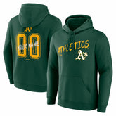 Athletics Hustle Personalized Name & Number Hoodie | MLB For sale