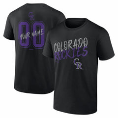 Colorado Rockies Hustle Personalized Name & Number T-Shirt | MLB US