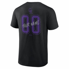 Colorado Rockies Hustle Personalized Name & Number T-Shirt | MLB US