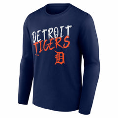 Detroit Tigers Hustle Personalized Name & Number Long Sleeve T-Shirt | MLB Sale