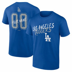 Los Angeles Dodgers Hustle Personalized Name & Number T-Shirt | MLB New