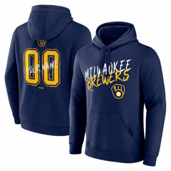 Milwaukee Brewers Hustle Personalized Name & Number Hoodie | MLB New