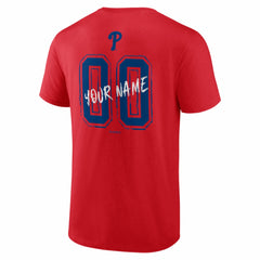 Philadelphia Phillies Hustle Personalized Name & Number T-Shirt | MLB Shop