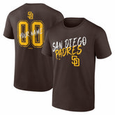 San Diego Padres Hustle Personalized Name & Number T-Shirt | MLB Discount