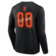 San Francisco Giants Hustle Personalized Name & Number Long Sleeve T-Shirt | MLB Shop
