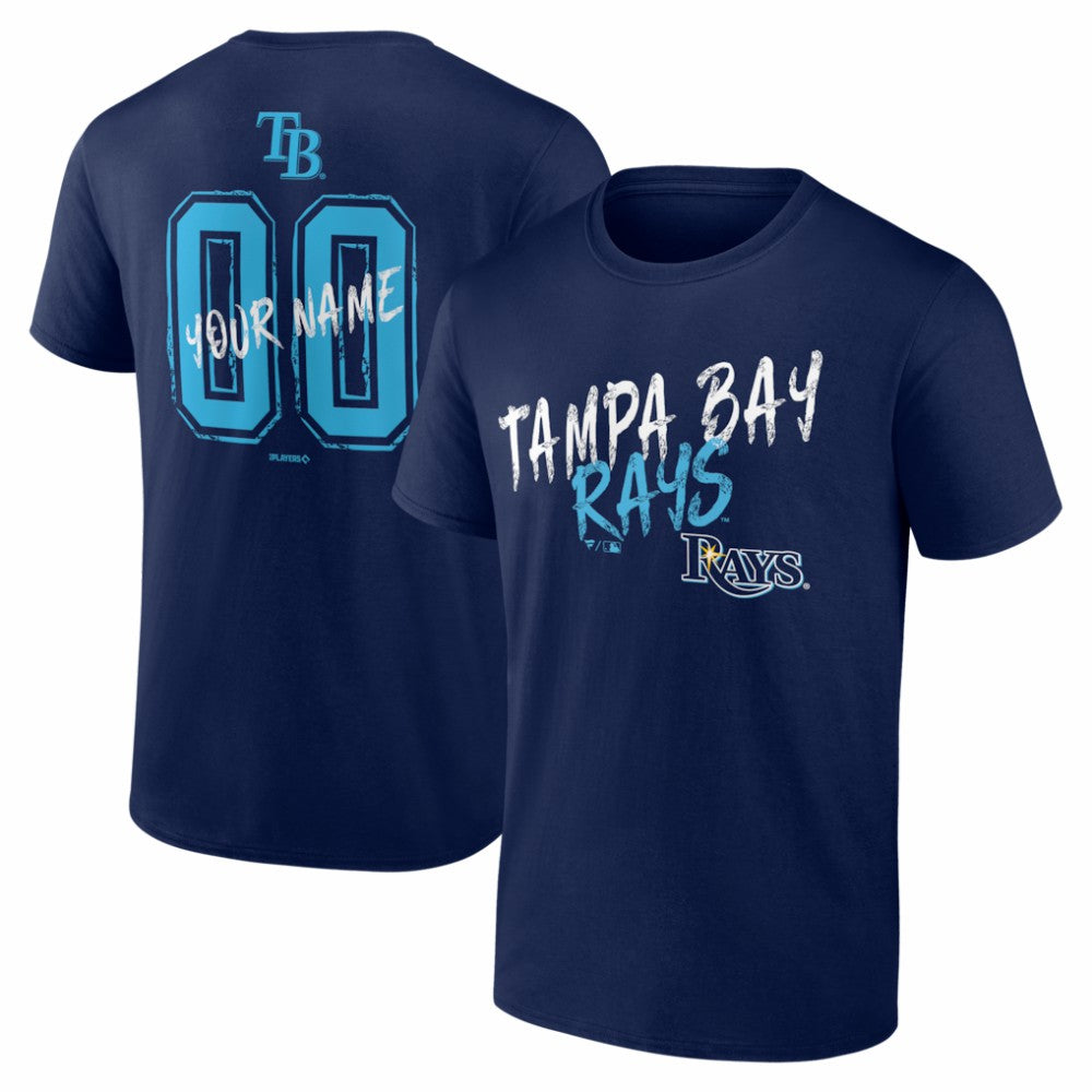 Tampa Bay Rays Hustle Personalized Name & Number T-Shirt | MLB Near me