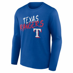 Texas Rangers Hustle Personalized Name & Number Long Sleeve T-Shirt | MLB Near me
