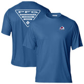 Colorado Avalanche Columbia PFG Terminal Tackle Omni-Shade T-Shirt Online