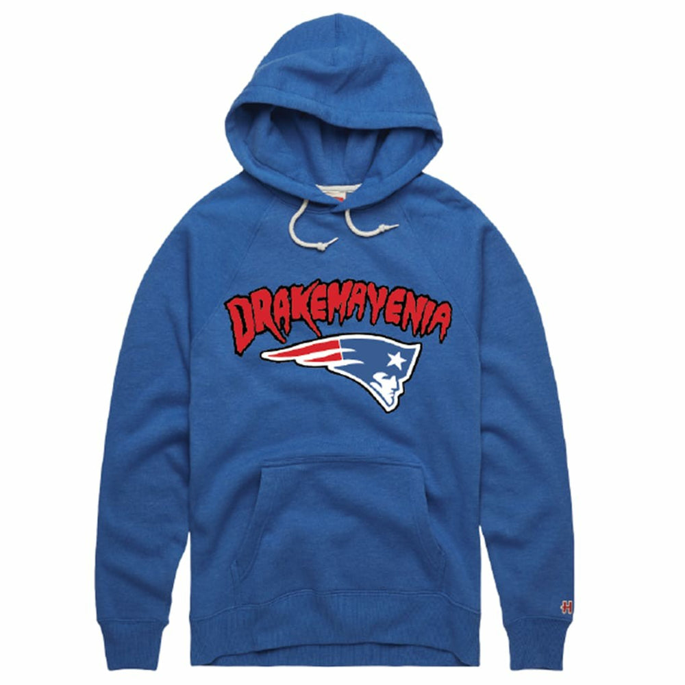 New England Patriots Drake Maye Homage Unisex Drakemayenia Tri-Blend Hoodie