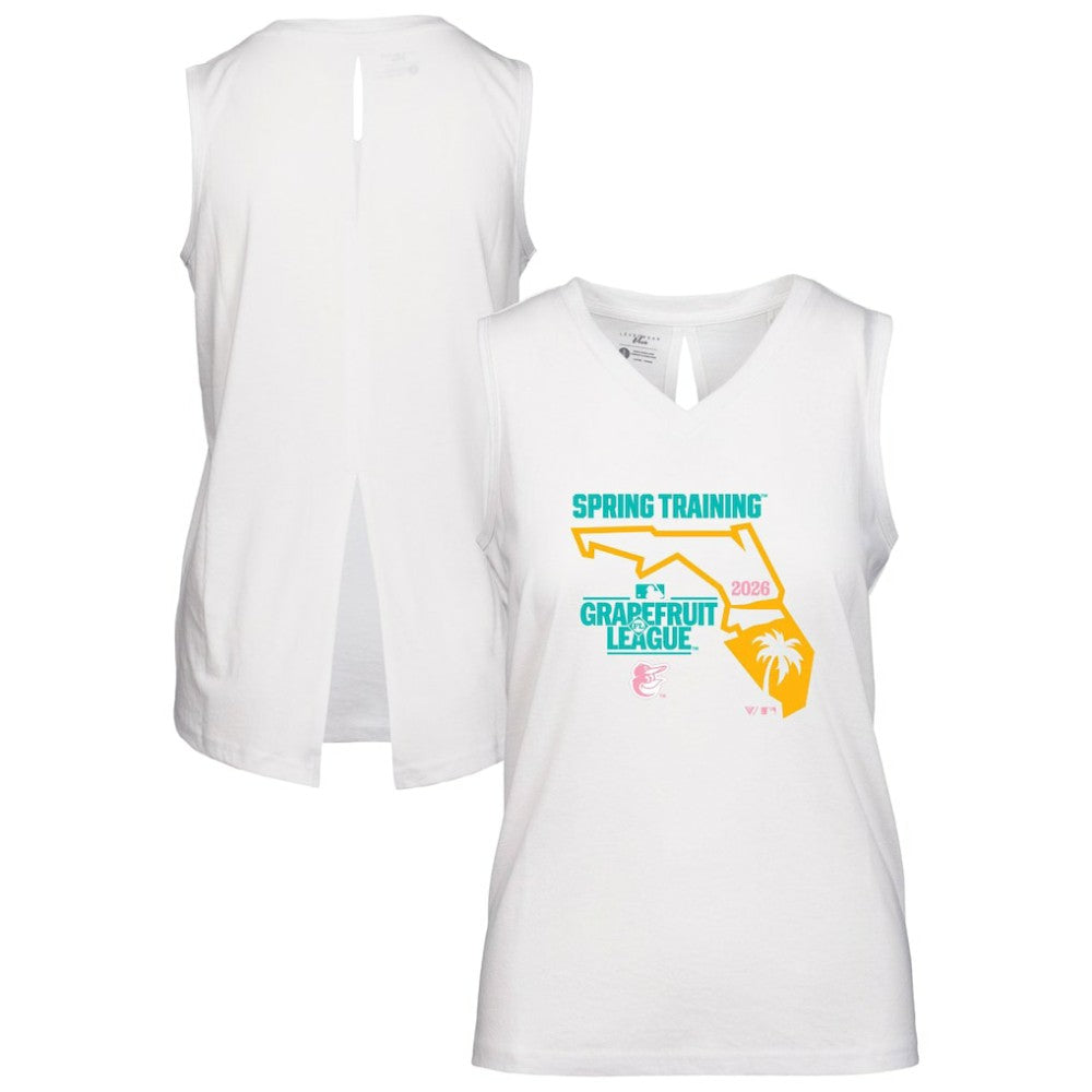 Baltimore Orioles Levelwear Women's 2026 Spring Training Paisley Ball Bold Tank | MLB Sale