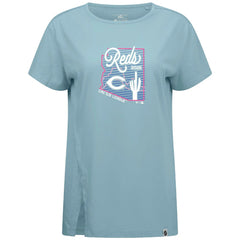 Cincinnati Reds Levelwear Women's Influx Spring Training Sunrise Bold T-Shirt | MLB Shop