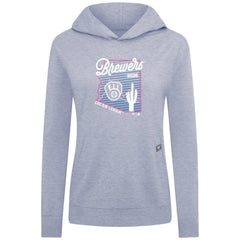 Milwaukee Brewers Levelwear Women's Relay Spring Training Sunrise Bold Hoodie | MLB Outlet