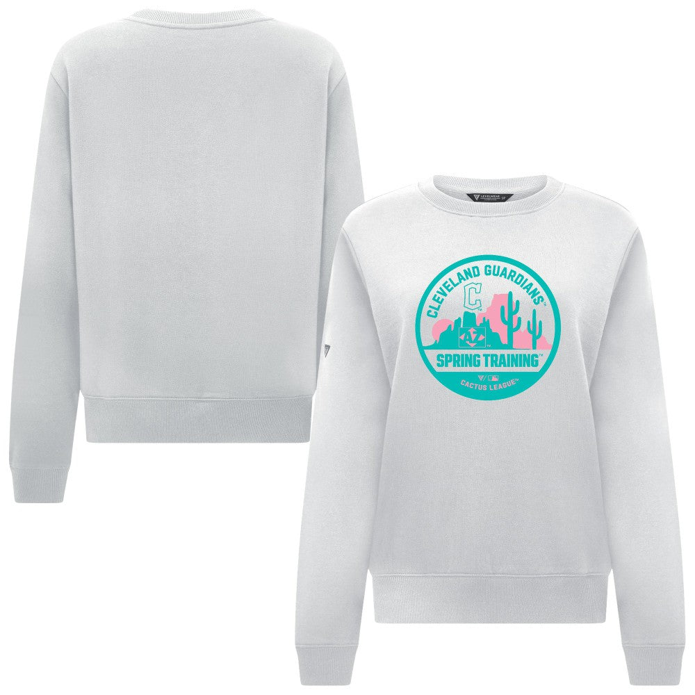 Cleveland Guardians Levelwear Women's Yvette Spring Training Badge Bold Sweatshirt | MLB Outlet