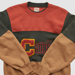 Kansas City Chiefs Fanatics Nutmeg Mills 90s Pullover Sweatshirt