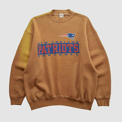 New England Patriots Fanatics Salem Sportswear 1996 Pullover Sweatshirt