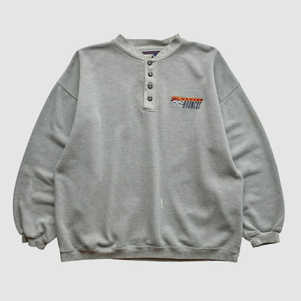 Denver Broncos Fanatics Starter 90s Pullover Sweatshirt